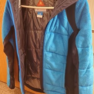 Columbia omniheat jacket, soft fleece material